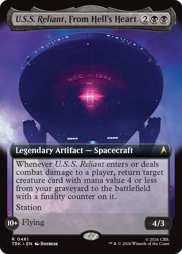 U.S.S. Reliant, From Hell's Heart (Extended Art) [Star Trek] | Black Swamp Games