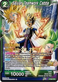 Saiyan Teamwork Cabba (OTAKON 2019) (P-041) [Promotion Cards] | Black Swamp Games