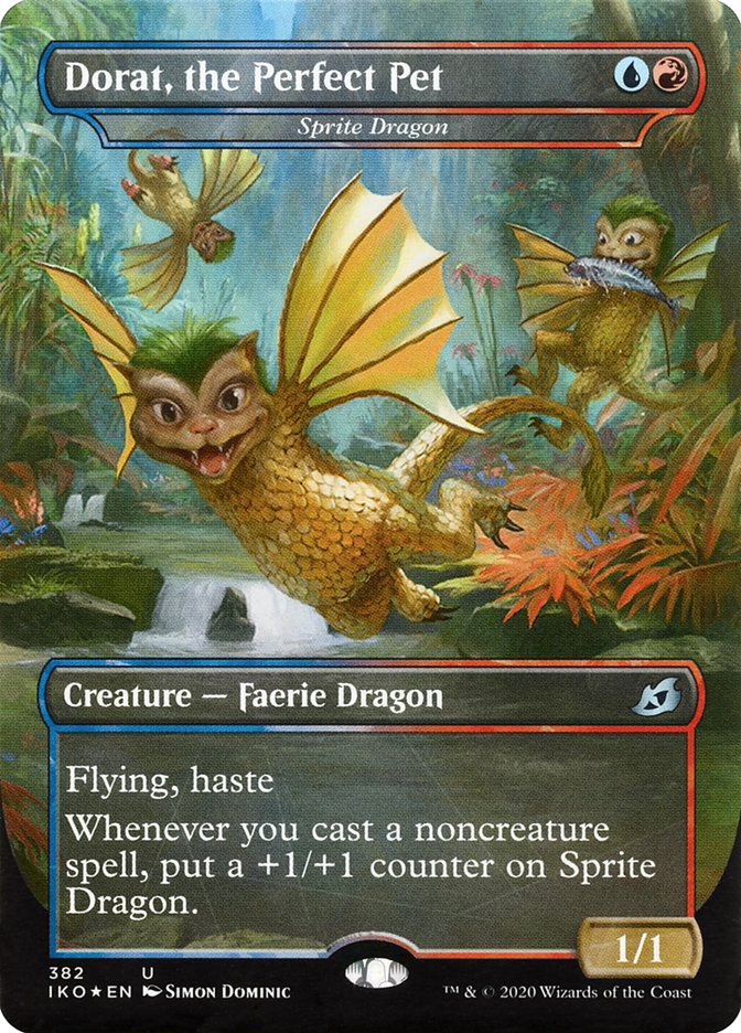 Sprite Dragon - Dorat, the Perfect Pet (Godzilla Series) [Ikoria: Lair of Behemoths] | Black Swamp Games