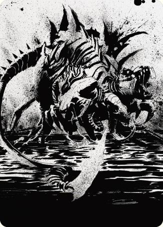 Karumonix, the Rat King Art Card [Phyrexia: All Will Be One Art Series] | Black Swamp Games