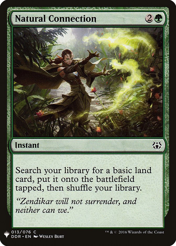 Natural Connection [Mystery Booster] | Black Swamp Games