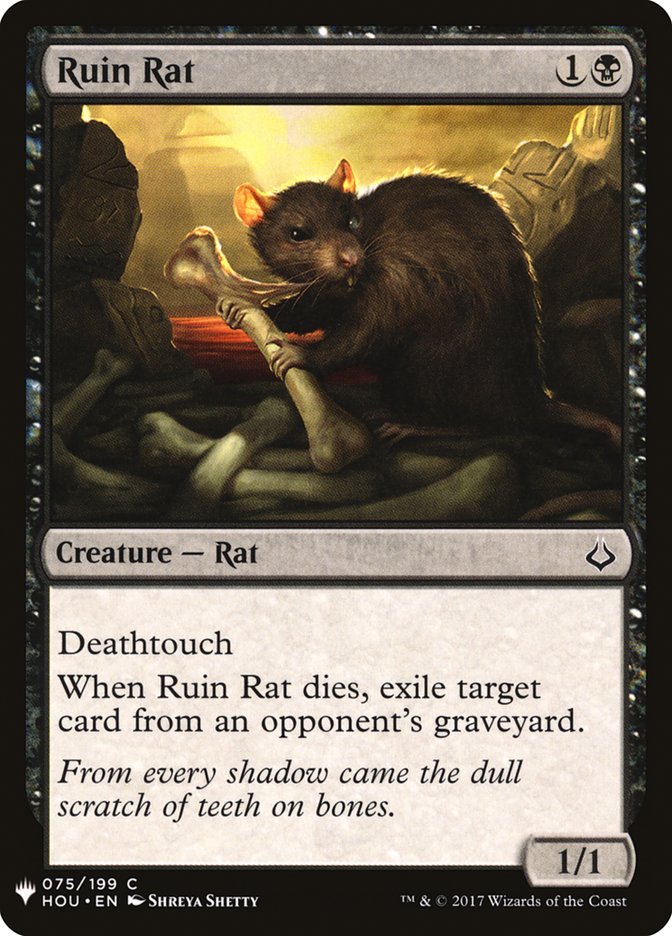 Ruin Rat [Mystery Booster] | Black Swamp Games