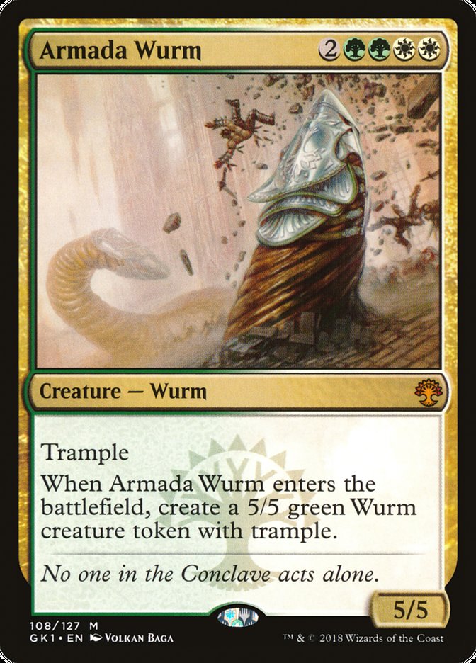 Armada Wurm [Guilds of Ravnica Guild Kit] | Black Swamp Games