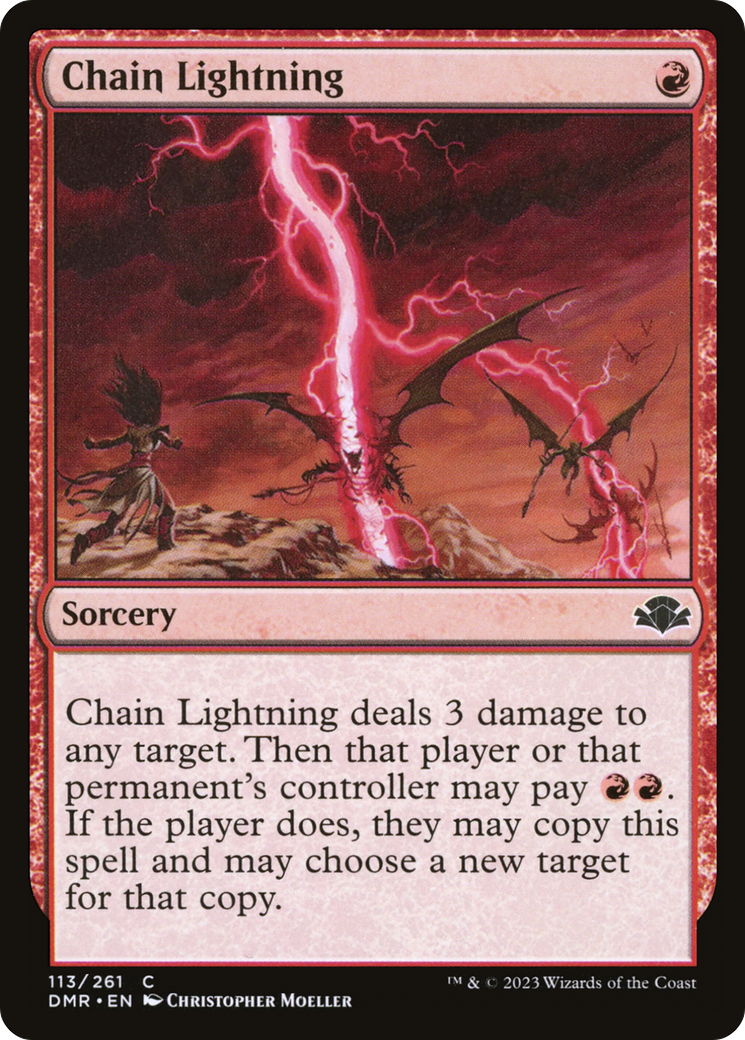 Chain Lightning [Dominaria Remastered] | Black Swamp Games