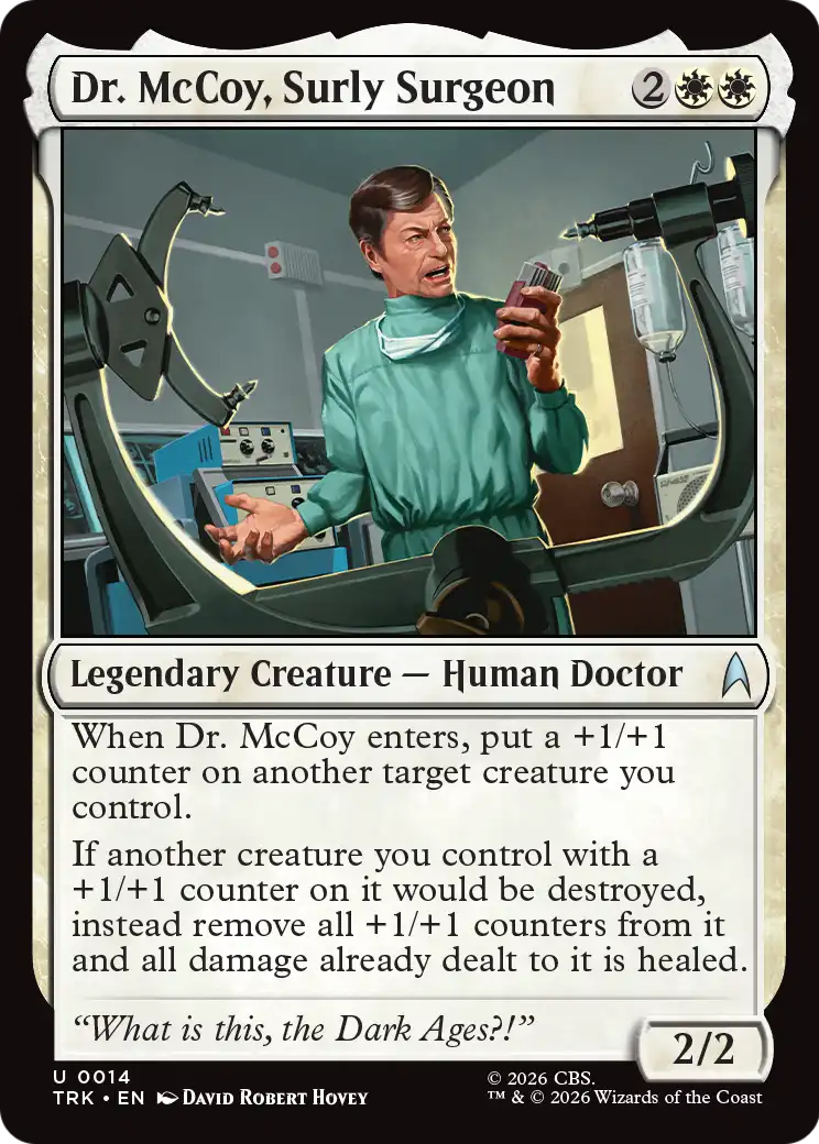 Dr. McCoy, Surly Surgeon [Star Trek] | Black Swamp Games