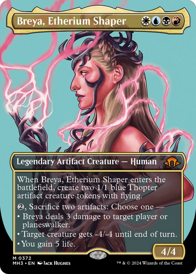 Breya, Etherium Shaper (Borderless) [Modern Horizons 3] | Black Swamp Games