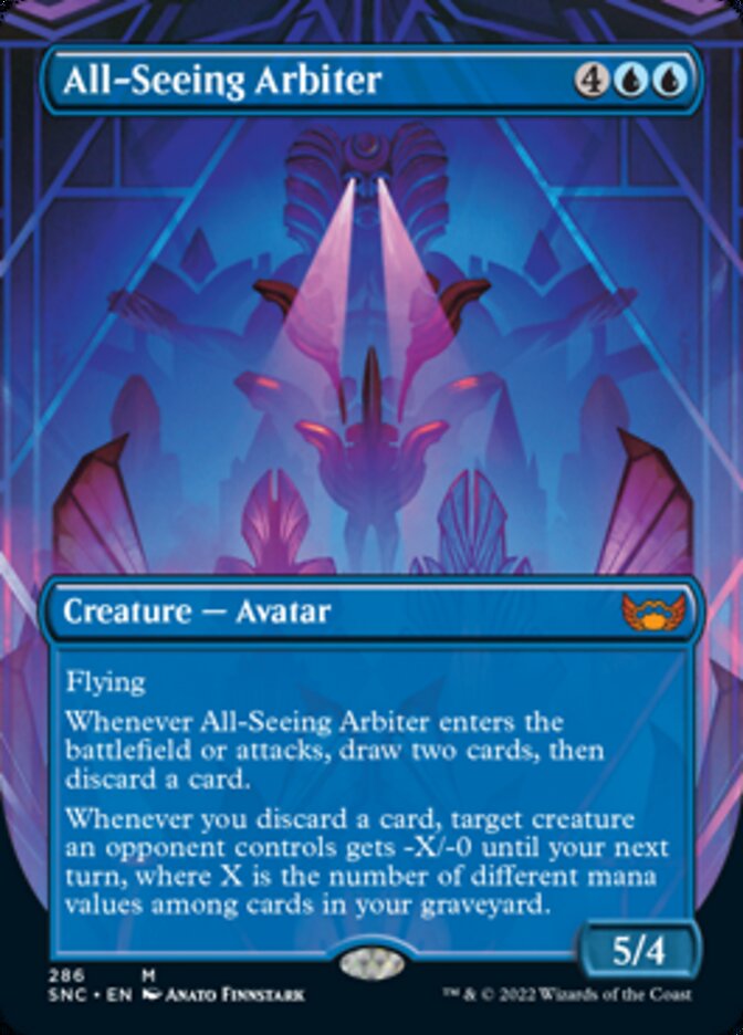 All-Seeing Arbiter (Borderless Alternate Art) [Streets of New Capenna] | Black Swamp Games