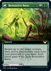 Pestilent Cauldron // Restorative Burst (Extended Art) [Strixhaven: School of Mages] | Black Swamp Games