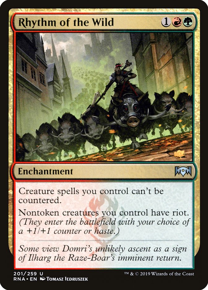 Rhythm of the Wild [Ravnica Allegiance] | Black Swamp Games