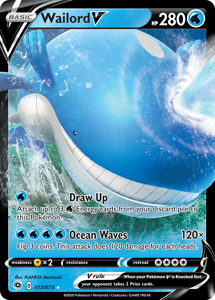 Wailord V (013/073) [Sword & Shield: Champion's Path] | Black Swamp Games