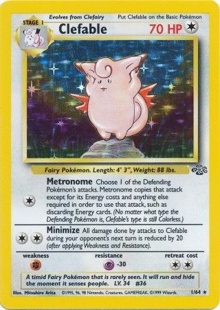 Clefable (1/64) [Jungle Unlimited] | Black Swamp Games
