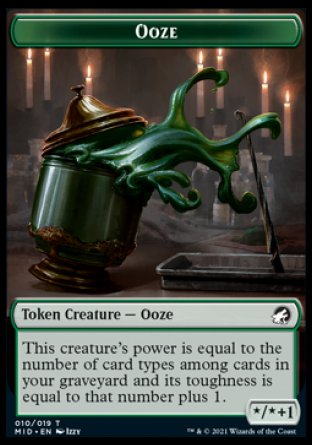 Ooze Token [Innistrad: Midnight Hunt Tokens] | Black Swamp Games
