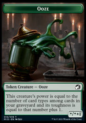Zombie (005) // Ooze Double-Sided Token [Innistrad: Midnight Hunt Tokens] | Black Swamp Games