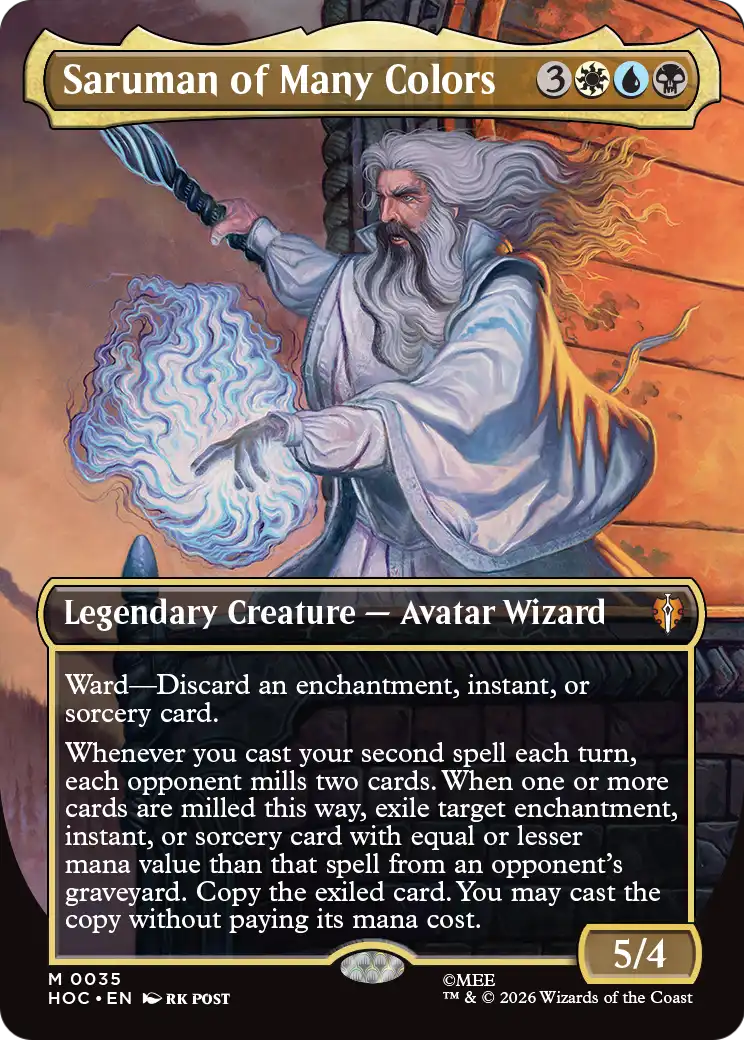 Saruman of Many Colors (Borderless) [The Hobbit: Eternal-Legal] | Black Swamp Games