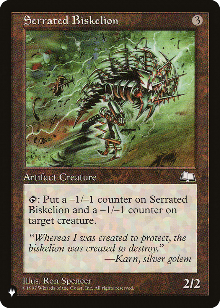 Serrated Biskelion [The List Reprints] | Black Swamp Games