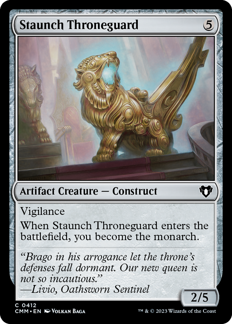 Staunch Throneguard [Commander Masters] | Black Swamp Games