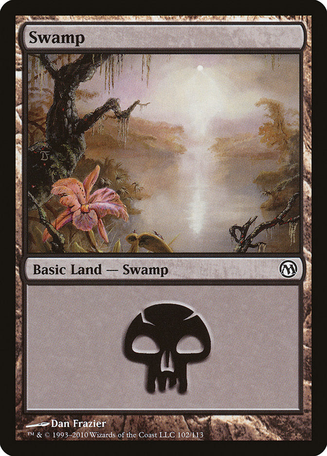Swamp (102) [Duels of the Planeswalkers] | Black Swamp Games