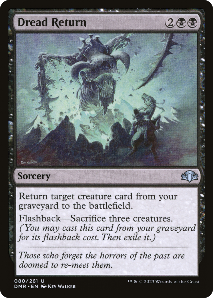 Dread Return [Dominaria Remastered] | Black Swamp Games