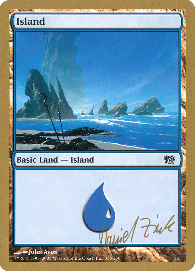 Island (dz336) (Daniel Zink) [World Championship Decks 2003] | Black Swamp Games