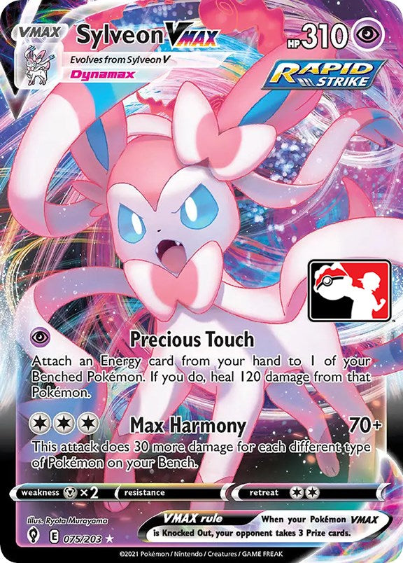 Sylveon VMAX (075/203) [Prize Pack Series One] | Black Swamp Games