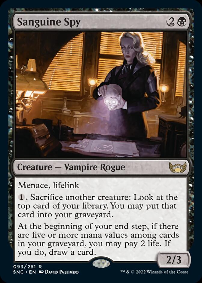 Sanguine Spy [Streets of New Capenna] | Black Swamp Games