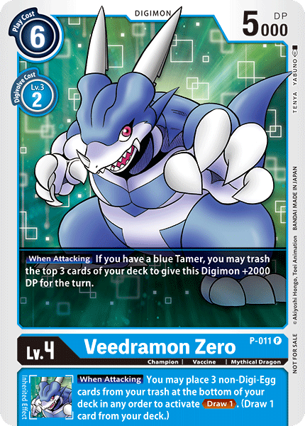 Veedramon Zero [P-011] [Promotional Cards] | Black Swamp Games