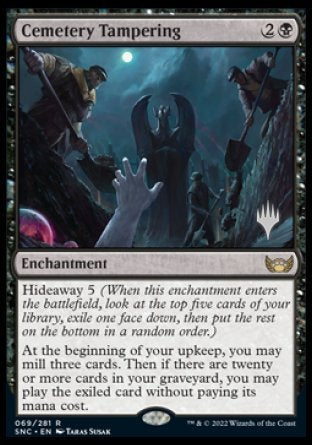 Cemetery Tampering (Promo Pack) [Streets of New Capenna Promos] | Black Swamp Games