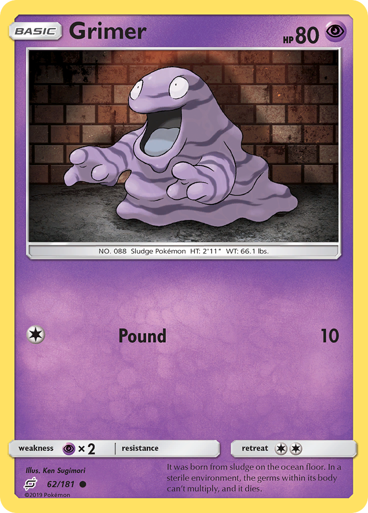 Grimer (62/181) [Sun & Moon: Team Up] | Black Swamp Games