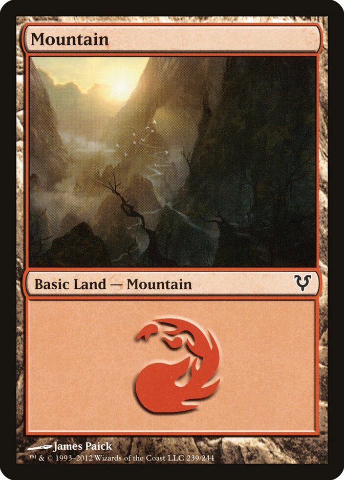 Mountain (239) [Avacyn Restored] | Black Swamp Games