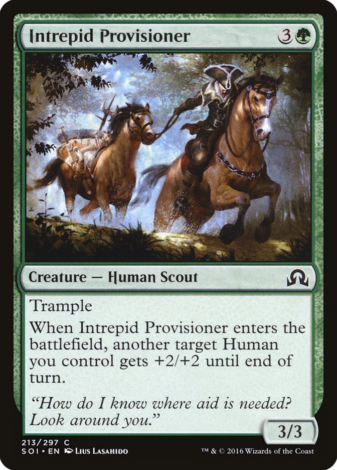 Intrepid Provisioner [Shadows over Innistrad] | Black Swamp Games
