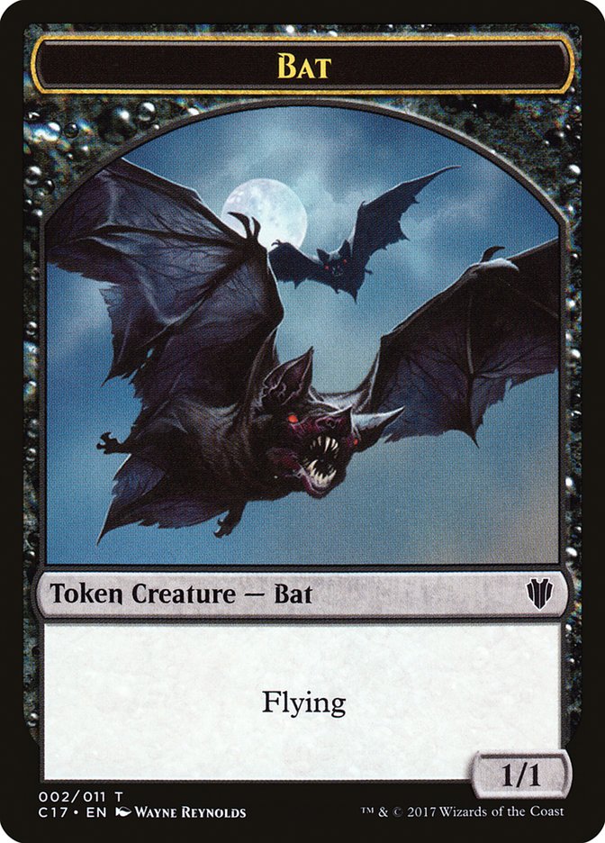 Bat // Vampire Double-Sided Token [Commander 2017 Tokens] | Black Swamp Games