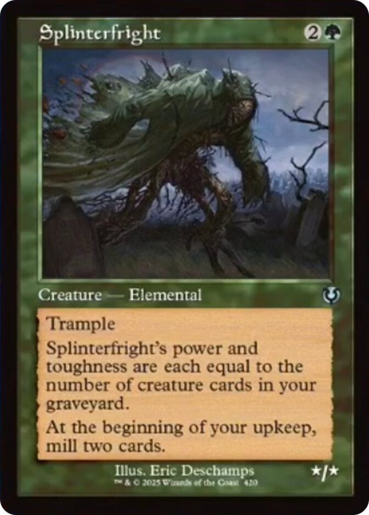 Splinterfright (Retro Frame) [Innistrad Remastered] | Black Swamp Games