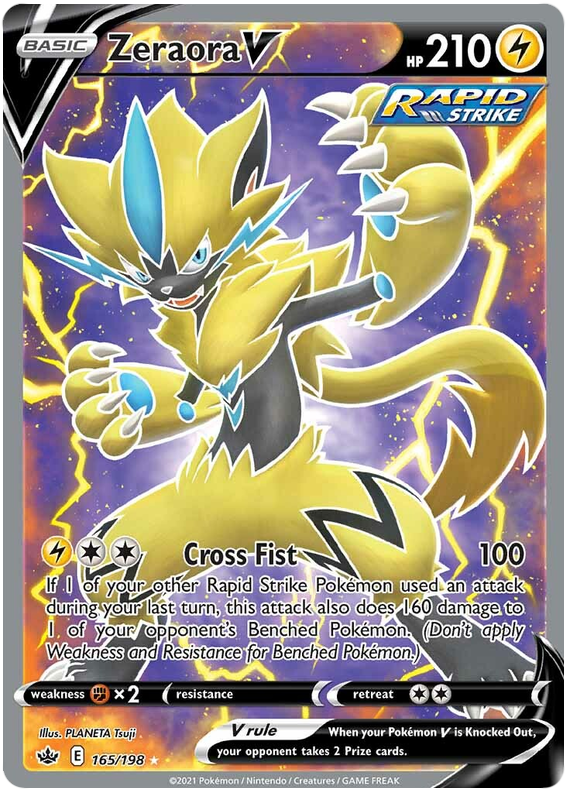 Zeraora V (165/198) [Sword & Shield: Chilling Reign] | Black Swamp Games