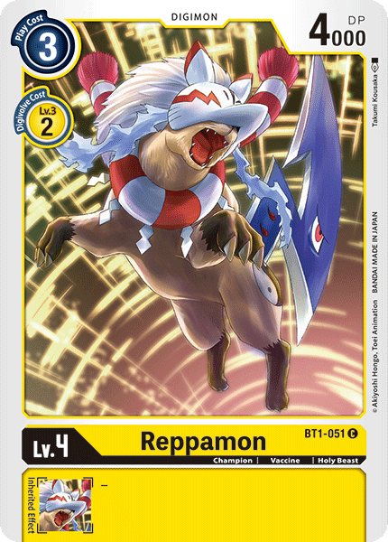 Reppamon [BT1-051] [Release Special Booster Ver.1.0] | Black Swamp Games