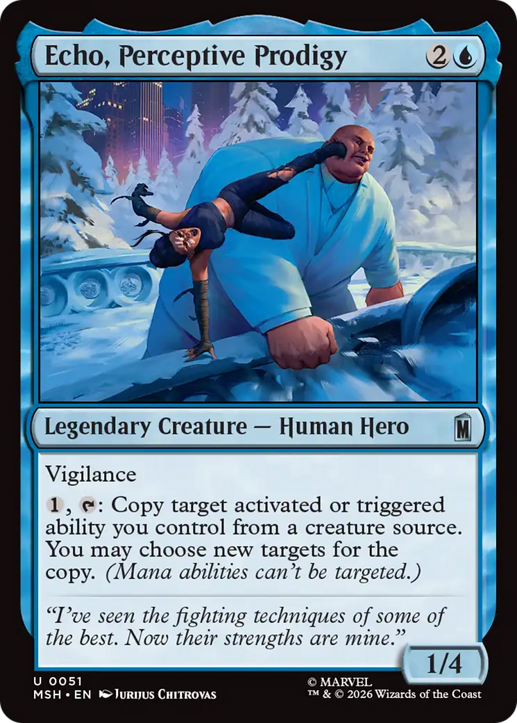 Echo, Perceptive Prodigy [Marvel Super Heroes] | Black Swamp Games