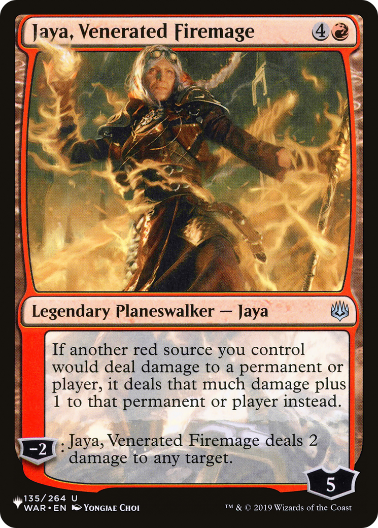 Jaya, Venerated Firemage [The List Reprints] | Black Swamp Games