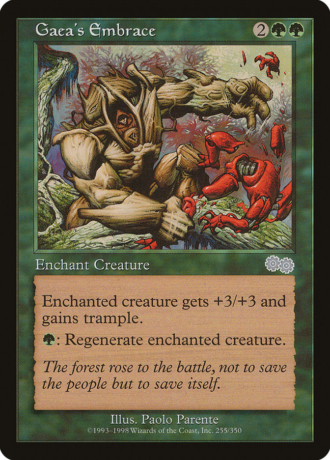Gaea's Embrace [Urza's Saga] | Black Swamp Games