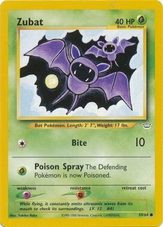 Zubat (59/64) [Neo Revelation Unlimited] | Black Swamp Games