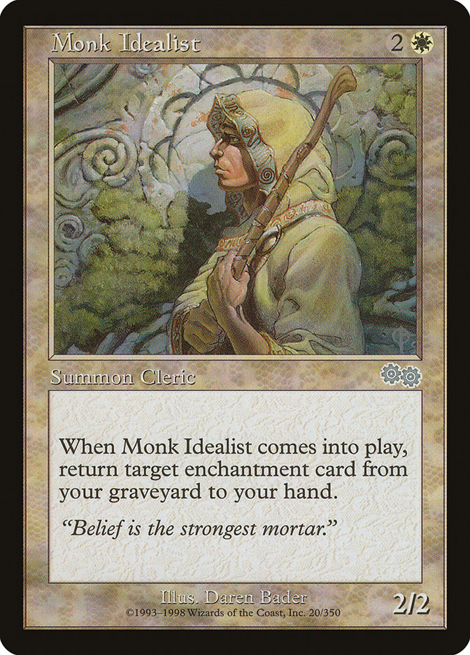 Monk Idealist [Urza's Saga] | Black Swamp Games