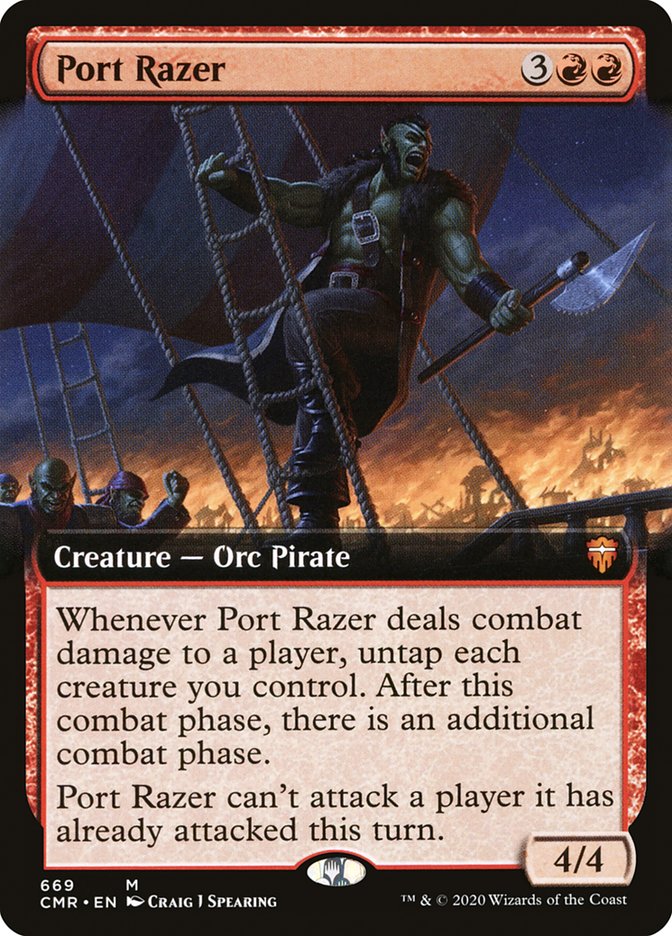 Port Razer (Extended Art) [Commander Legends] | Black Swamp Games