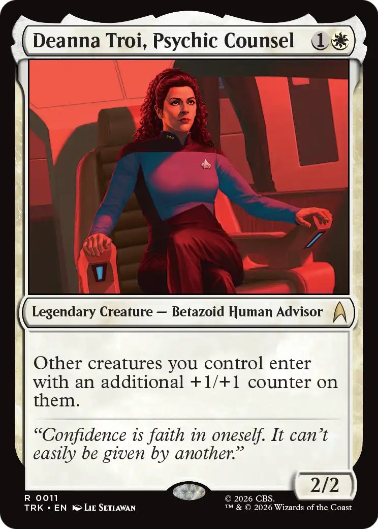 Deanna Troi, Psychic Counsel [Star Trek] | Black Swamp Games