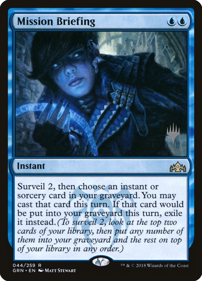 Mission Briefing (Promo Pack) [Guilds of Ravnica Promos] | Black Swamp Games