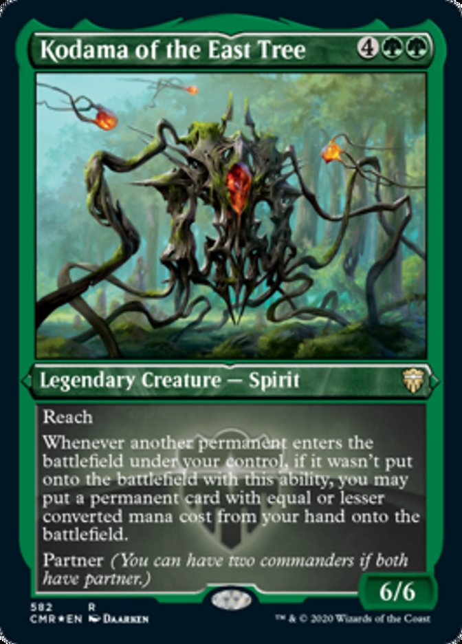 Kodama of the East Tree (Etched) [Commander Legends] | Black Swamp Games
