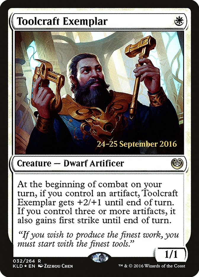 Toolcraft Exemplar [Kaladesh Prerelease Promos] | Black Swamp Games