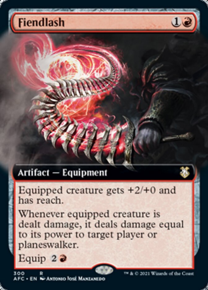 Fiendlash (Extended Art) [Dungeons & Dragons: Adventures in the Forgotten Realms Commander] | Black Swamp Games