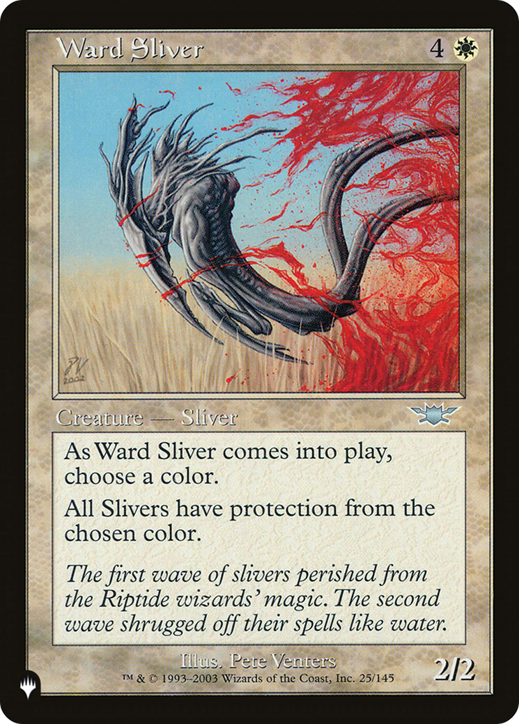 Ward Sliver [The List Reprints] | Black Swamp Games