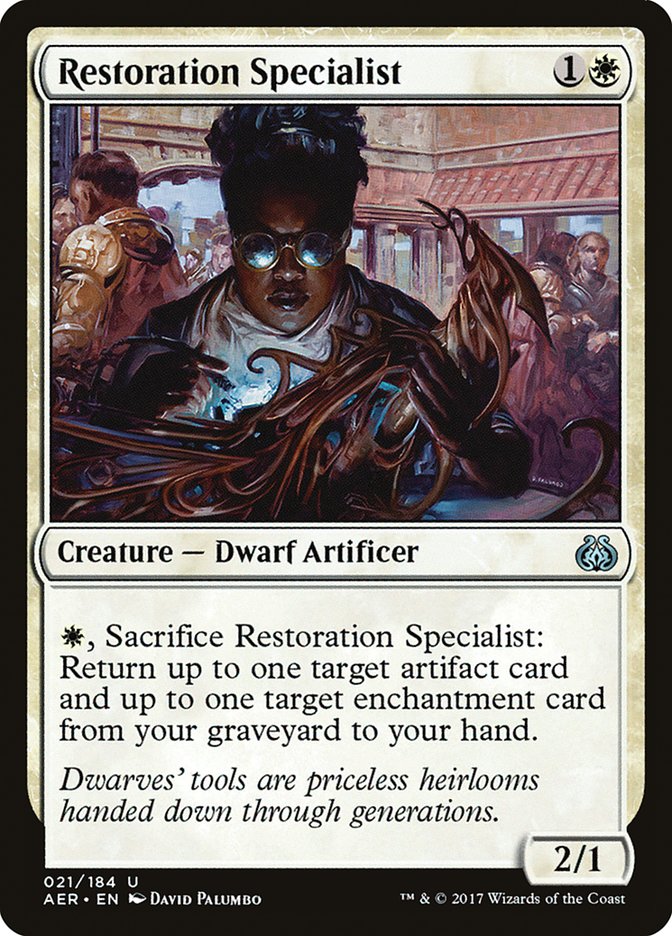 Restoration Specialist [Aether Revolt] | Black Swamp Games