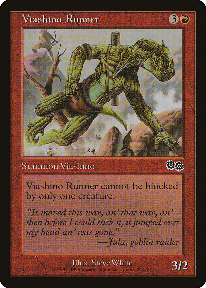 Viashino Runner [Urza's Saga] | Black Swamp Games