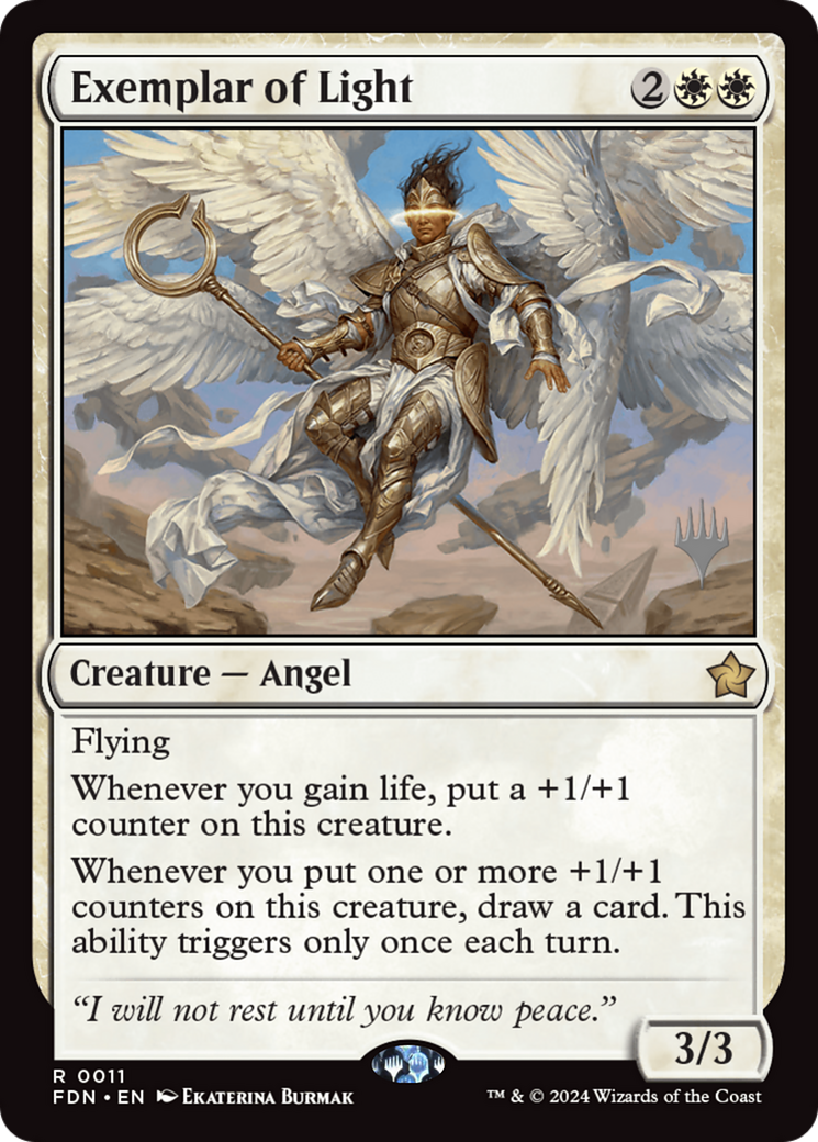 Exemplar of Light [Foundations Promos] | Black Swamp Games