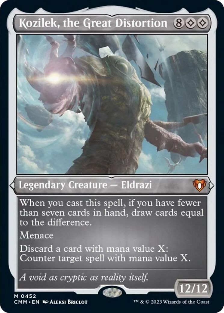 Kozilek, the Great Distortion (Foil Etched) [Commander Masters] | Black Swamp Games